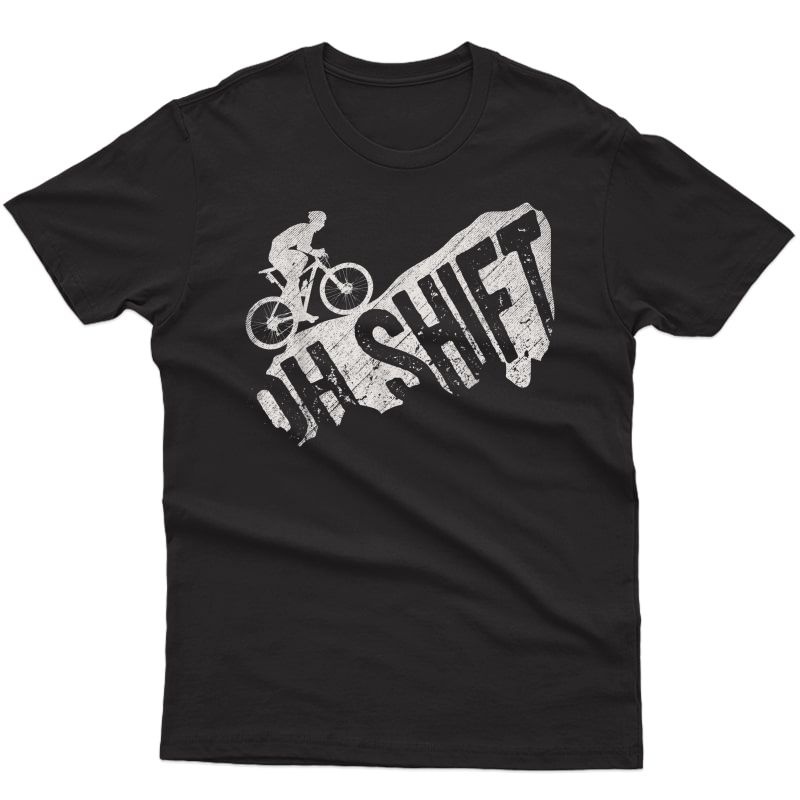 Oh Shift Mountain Biking Bicycle Bike Rider Cyclist Funny T-shirt