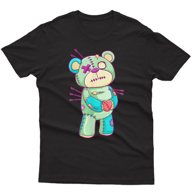 Pastel Goth Teddy Bear Nu Goth Hera Kawaii Anime T-shirt