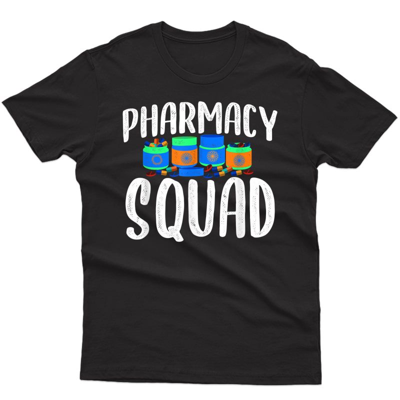 Pharmacy Squad For Pharmacist Crew T-shirt