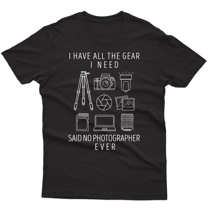 Photography Lover Gift T-shirt Funny Camera Photographer Tee