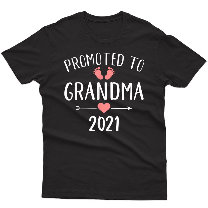 Promoted To Grandma 2021 T-shirt