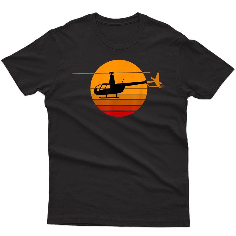 R44 Helicopter Pilot Aviation Gift T-shirt
