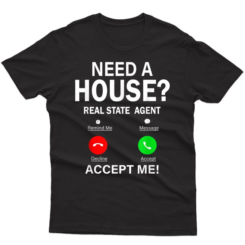 Realtor Funny Real Estate Property Agent House Seller Gift T-shirt