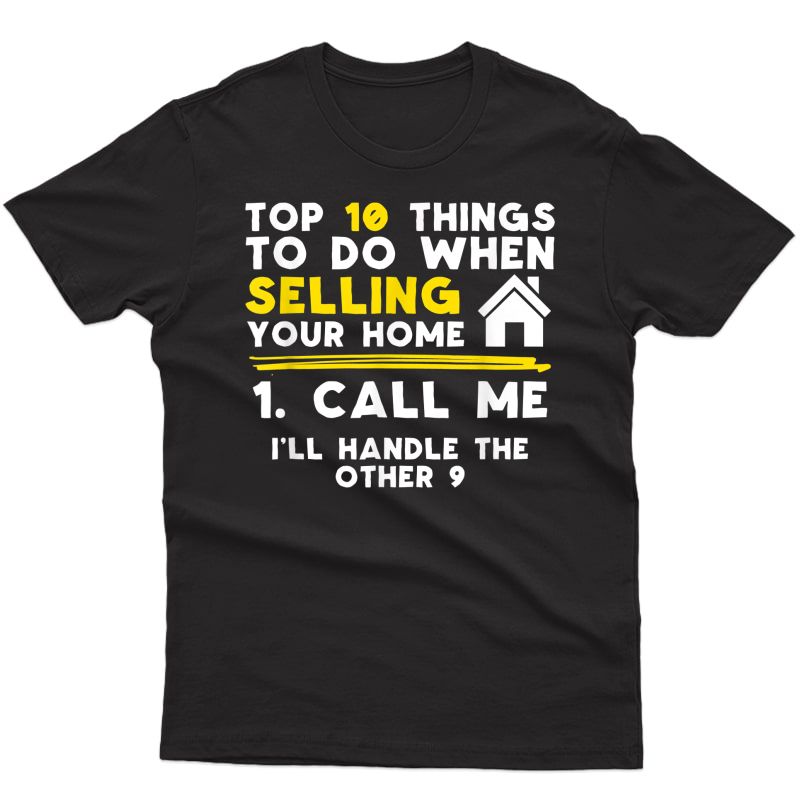 Realtor Shirt, Real Estate Agent Call Me T-shirt