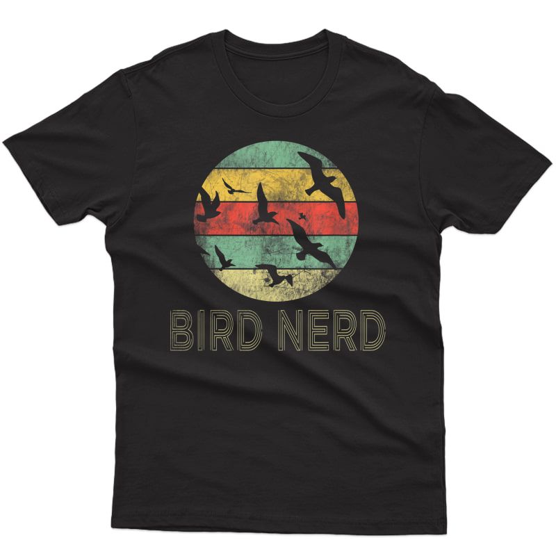 Retro Vintage Birding Bird Watching Funny Bird Wat Gift T-shirt