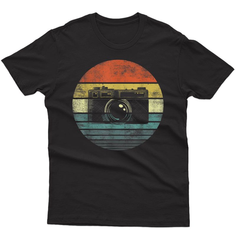 Retro Vintage Camera Photography Lover Photographer Gift T-shirt