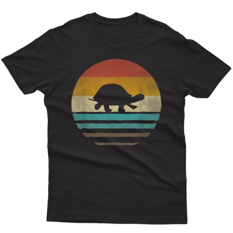 Retro Vintage Skip The Straw Save A Turtle Funny Sea Animal T-shirt