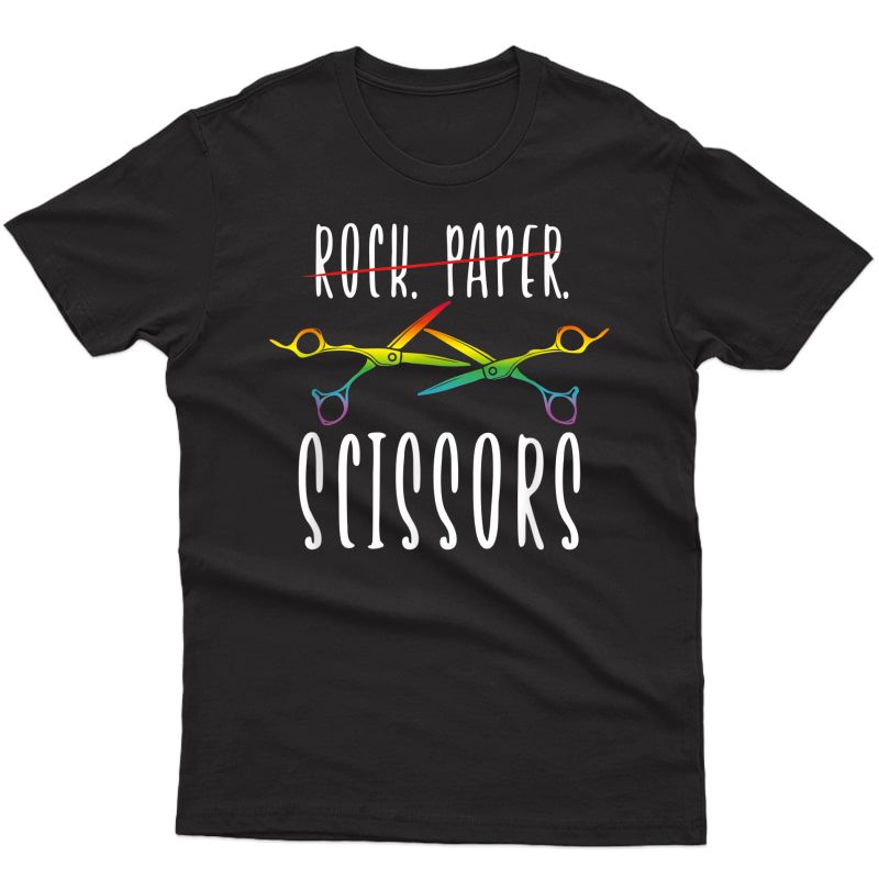 Rock Paper Scissors Lesbian Couple Pride Funny Lgbt Support T-shirt