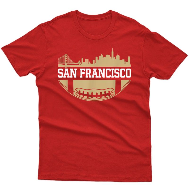 San Francisco Football | The City Vintage Skyline Sf Gameday T-shirt