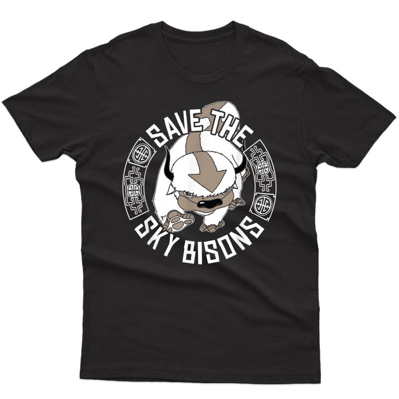 Save The Sky Bisons' Bison Center T-shirt