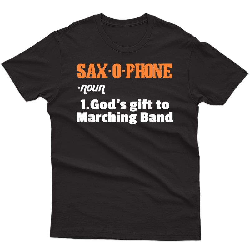 Saxophone Sax Player Funny Saxophone Definition T-shirt