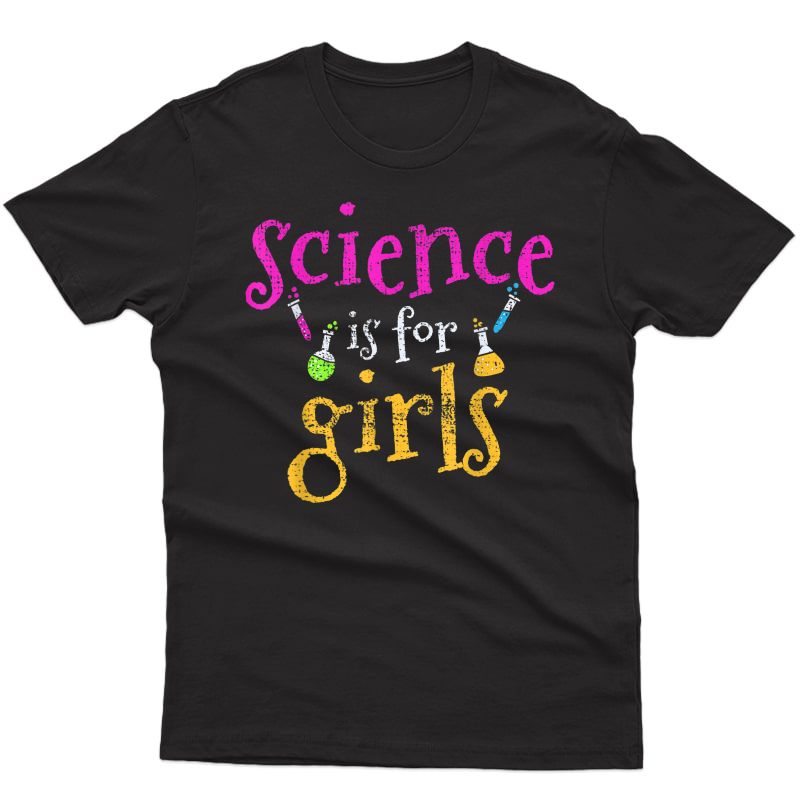 Science Girl Physicist Chemist Tea Vintage T-shirt
