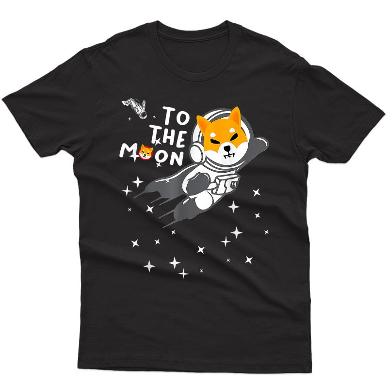 Shiba Inu Cryptocurrency Coin Shirt Hold To The Moon Funny T-shirt