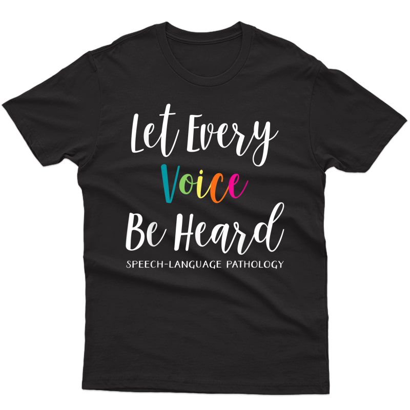 Speech-language Pathology Gift Shirt Therapist Present