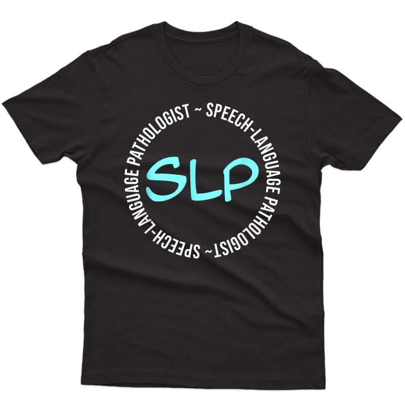 Speech Pathology Therapy Therapist Autism Awareness Month T-shirt