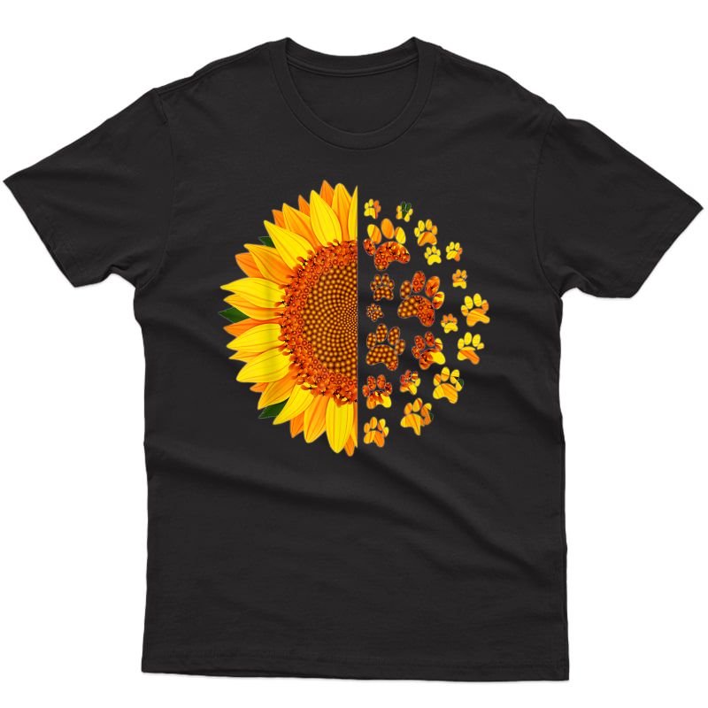 Sunflower Dog Mom T-shirt Vet Tech Veterinarian Rescue Pug