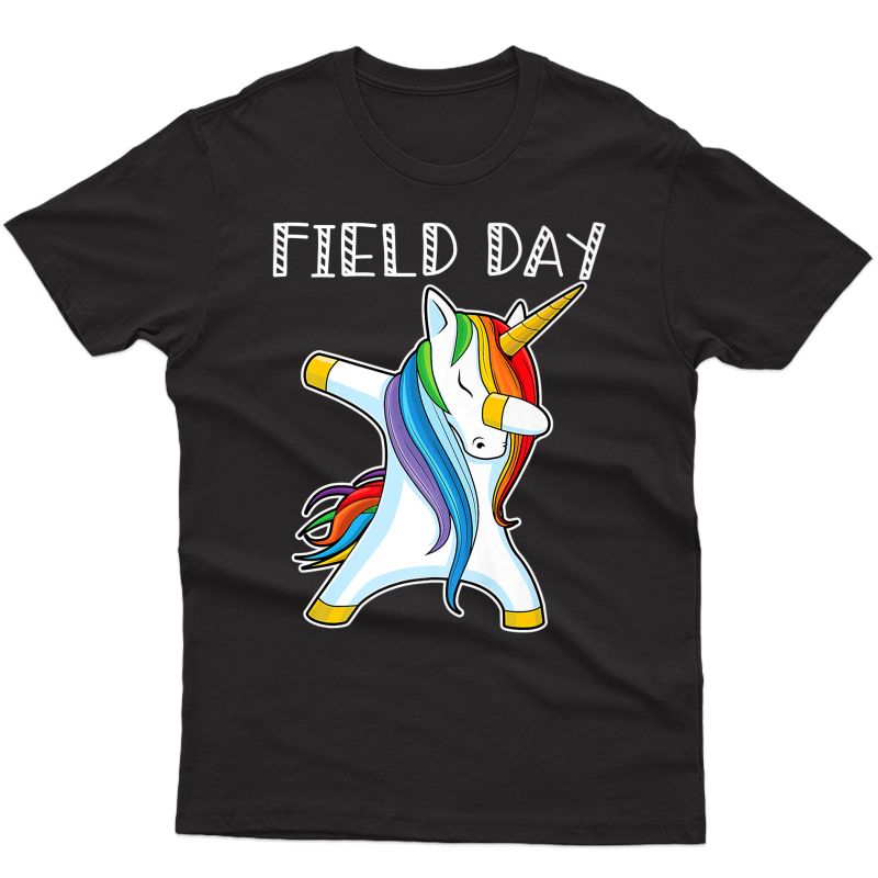 Tea Team Shirts Field Day With Cool Dabbing Unicorn Dab