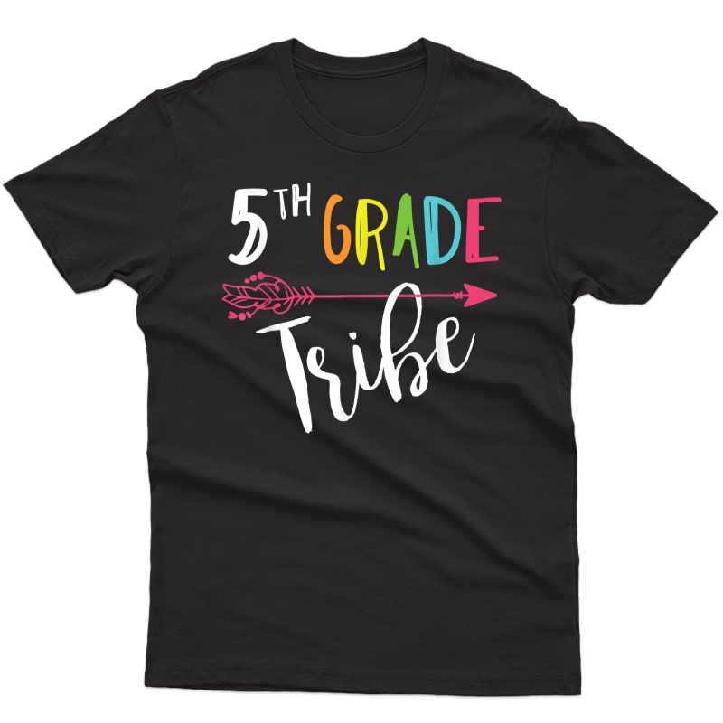 Team 5th Fifth Grade Tea Tribe Back To School T Shirt