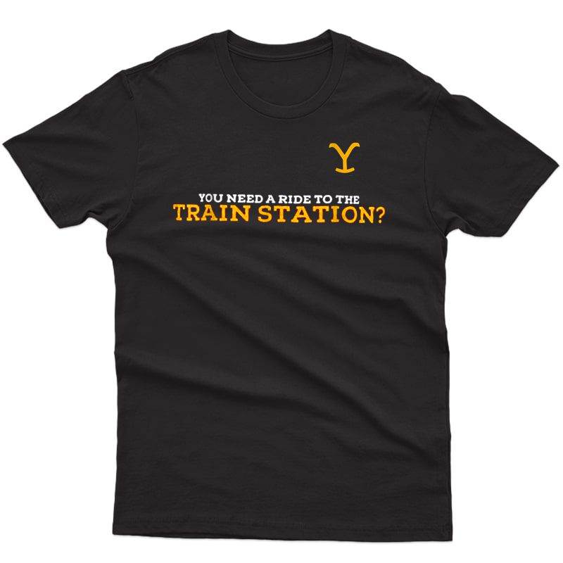 Train Station - Yell-ow-stone Graphic Funny T-shirt