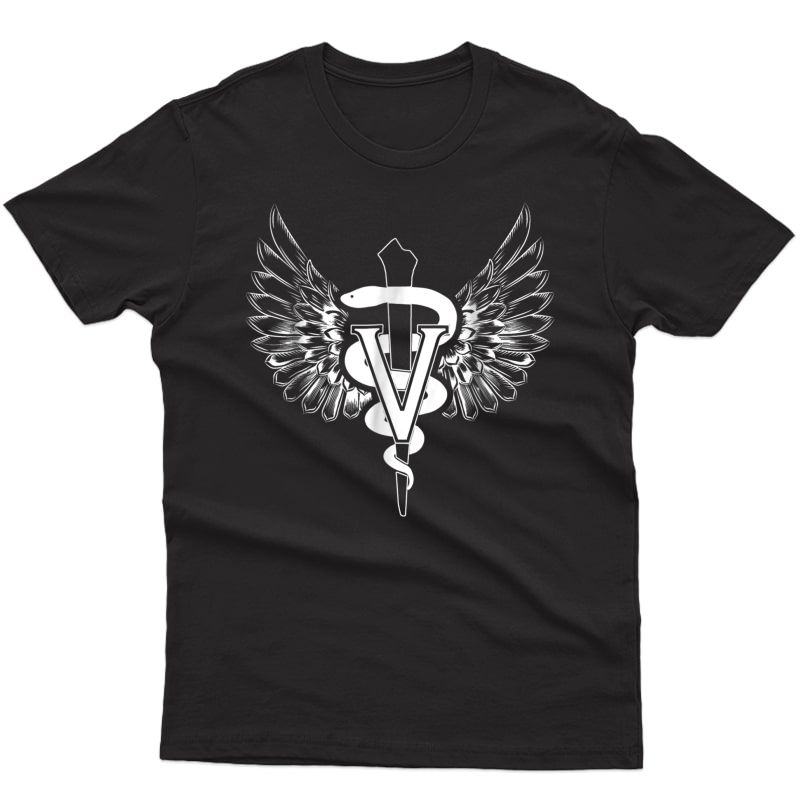 Vet Tech & Veterinarian Symbol T-shirt