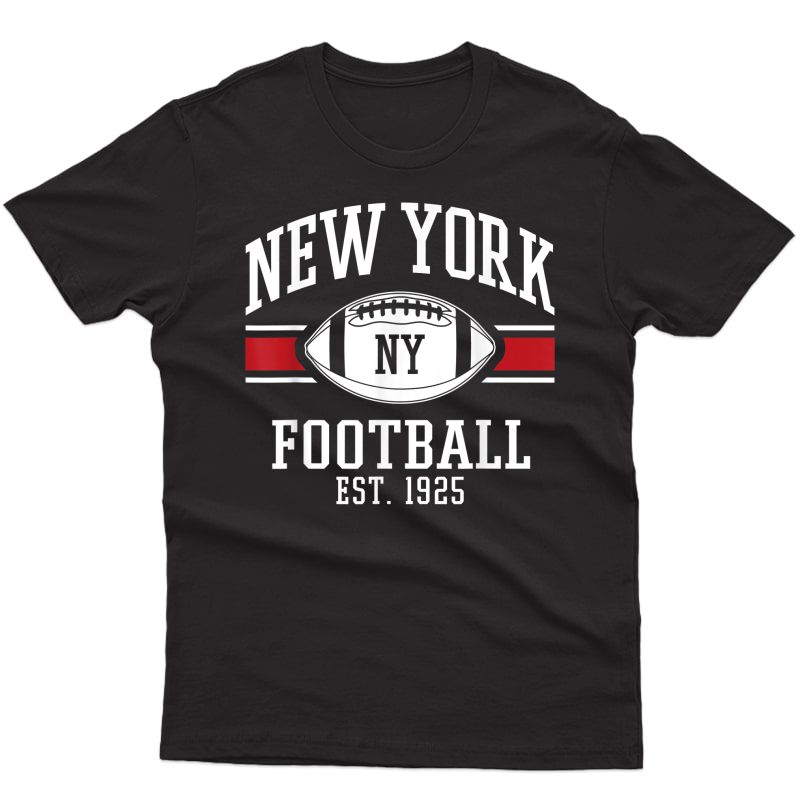 Vintage New York Football Nyg Retro Giant Gift T-shirt