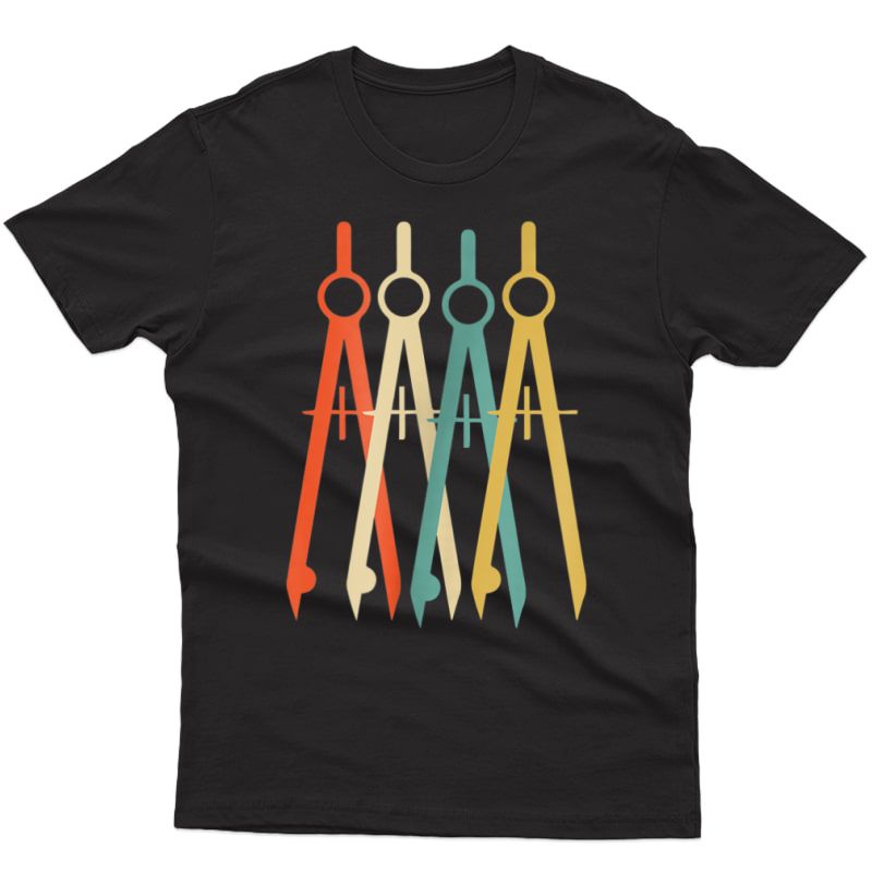 Vintage Retro Art Architect Architecture T Shirt Gift