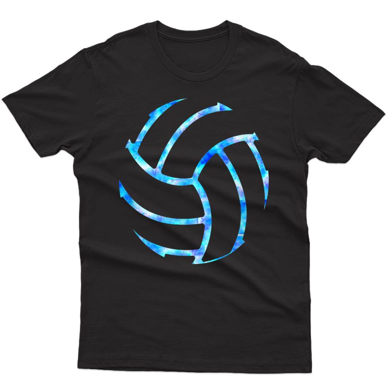 Volleyball Stuff Attire Tie Dye Gift For A Teen Girl Player T-shirt