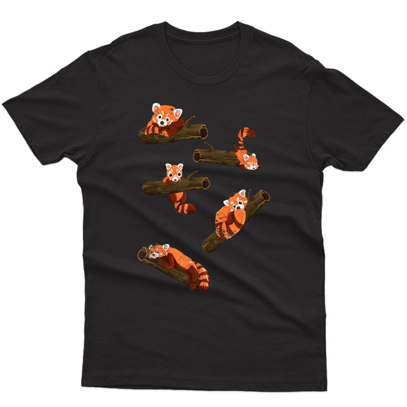Wild Animal Lover Girls Gift Wildlife Red Panda T-shirt