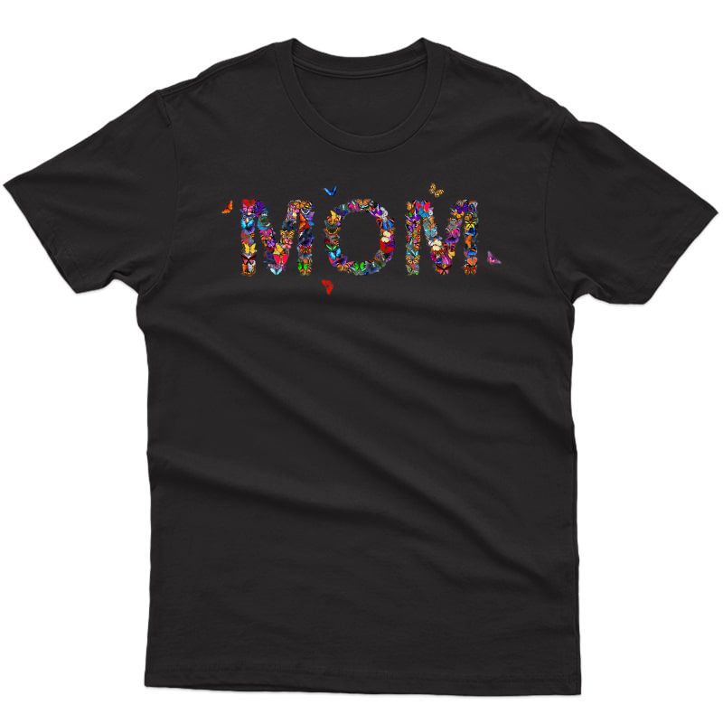  Mom Butterflies Mother's Day Sister Butterfly T-shirt